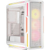 CORSAIR 5000T LX RGB Tempered Glass MT Blanc