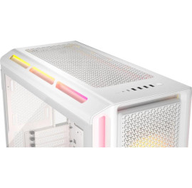 CORSAIR 5000T LX RGB Tempered Glass MT Blanc