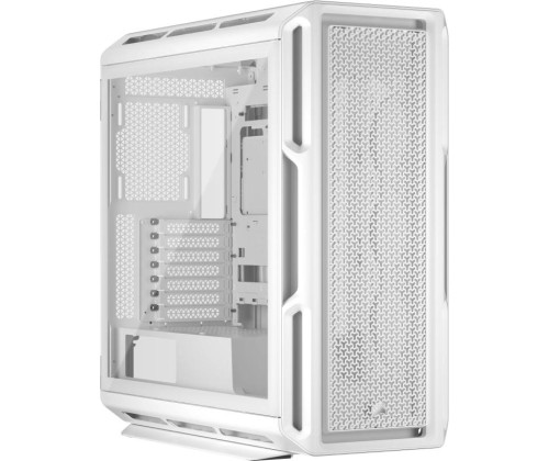 CORSAIR 5000T Tempered Glass MT Blanc