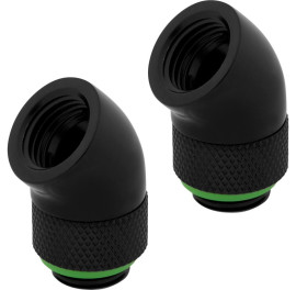 RACCORD CORSAIR 45Â°rot XF Adapt PACK2 Black*CX-9055002-WW*1610