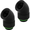 RACCORD CORSAIR 45Â°rot XF Adapt PACK2 Black*CX-9055002-WW*1610