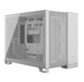 CORSAIR 2500D AIRFLOW Micro ATX Dual Chamber PC Case - White