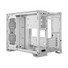 CORSAIR 2500X Micro ATX Dual Chamber PC Case - White
