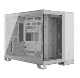 CORSAIR 2500X Micro ATX Dual Chamber PC Case - White