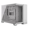 CORSAIR 2500X Micro ATX Dual Chamber PC Case - White