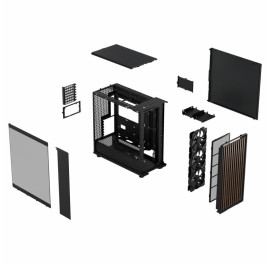 FRACTAL North XL Charcoal Black TG Dark
