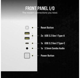 CORSAIR 2500X BLANC