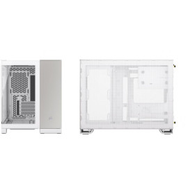 CORSAIR 2500X mATX PC Case, Black/Obsidian Aluminum