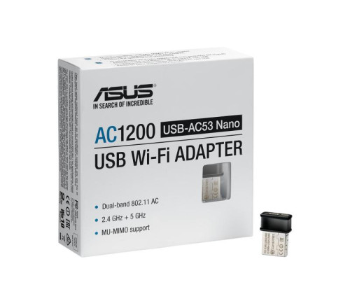 ASUS USB-AC53 Nano - Adaptateur USB Wi-Fi double bande AC1200