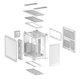 ASUS TUF GAMING GT502 HORIZON TG ARGB WHITE