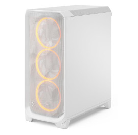 FRACTAL Meshify 3 White RGB TG Clear Tint
