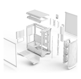 FRACTAL Meshify 3 Ambience Pro RGB White TG Clear Tint