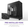 NZXT H9 Flow (2025) Dual-Chamber Mid-Tower Case - All Black