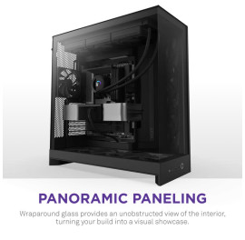 NZXT H9 Flow (2025) Dual-Chamber Mid-Tower Case - All Black