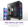 NZXT H9 Flow RGB (CM-H92FB-R1) Dual-Chamber Mid-Tower Case w/ RGB Fans