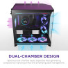 NZXT H9 Flow RGB (CM-H92FB-R1) Dual-Chamber Mid-Tower Case w/ RGB Fans