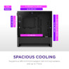 NZXT H3 Flow micro-ATX Mid-tower Case - All Black Color