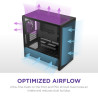 NZXT H3 Flow micro-ATX Mid-tower Case - All Black Color
