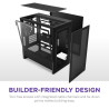 NZXT H3 Flow micro-ATX Mid-tower Case - All Black Color