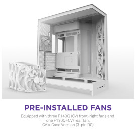 NZXT H9 Flow White