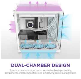 NZXT H9 Flow White