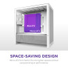 NZXT H3 Flow (2025) micro-ATX Mid-tower Case - All White Color