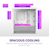 NZXT H3 Flow (2025) micro-ATX Mid-tower Case - All White Color