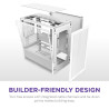 NZXT H3 Flow (2025) micro-ATX Mid-tower Case - All White Color