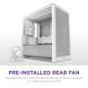 NZXT H3 Flow (2025) micro-ATX Mid-tower Case - All White Color