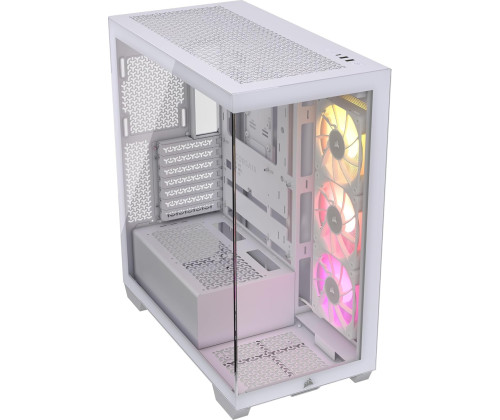CORSAIR 3500X RS-R ARGB Mid-Tower PC Case, White