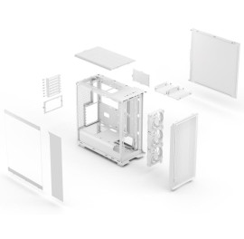 FRACTAL Epoch White TG Clear tint