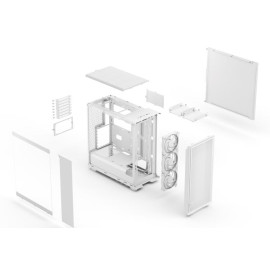FRACTAL Epoch White TG RGB Clear tint