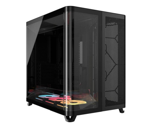 CORSAIR AIR 5400 LX-R RGB LINK Mid-Tower PC Case, Black