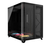CORSAIR AIR 5400 LX-R RGB LINK Mid-Tower PC Case, Black