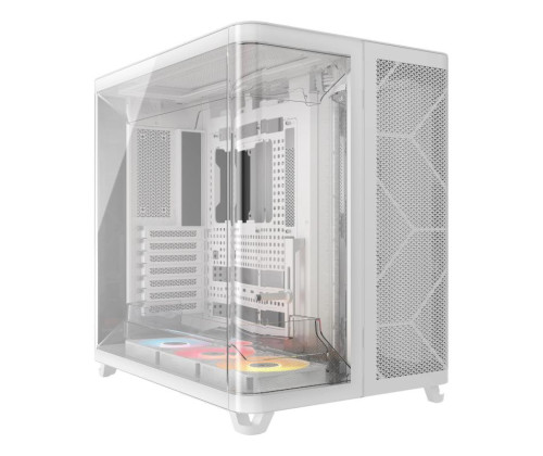 CORSAIR AIR 5400 RS-R ARGB Mid-Tower PC Case, White