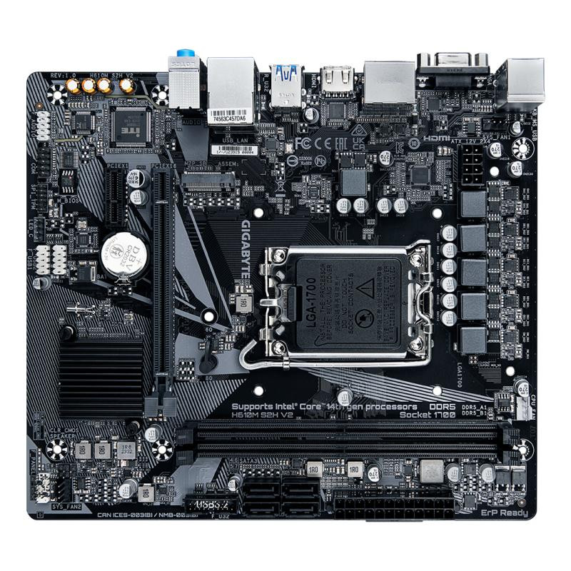 GIGABYTE H610M S2H V2 · Cartes mères · Informat Systems Strasbourg (image 4)