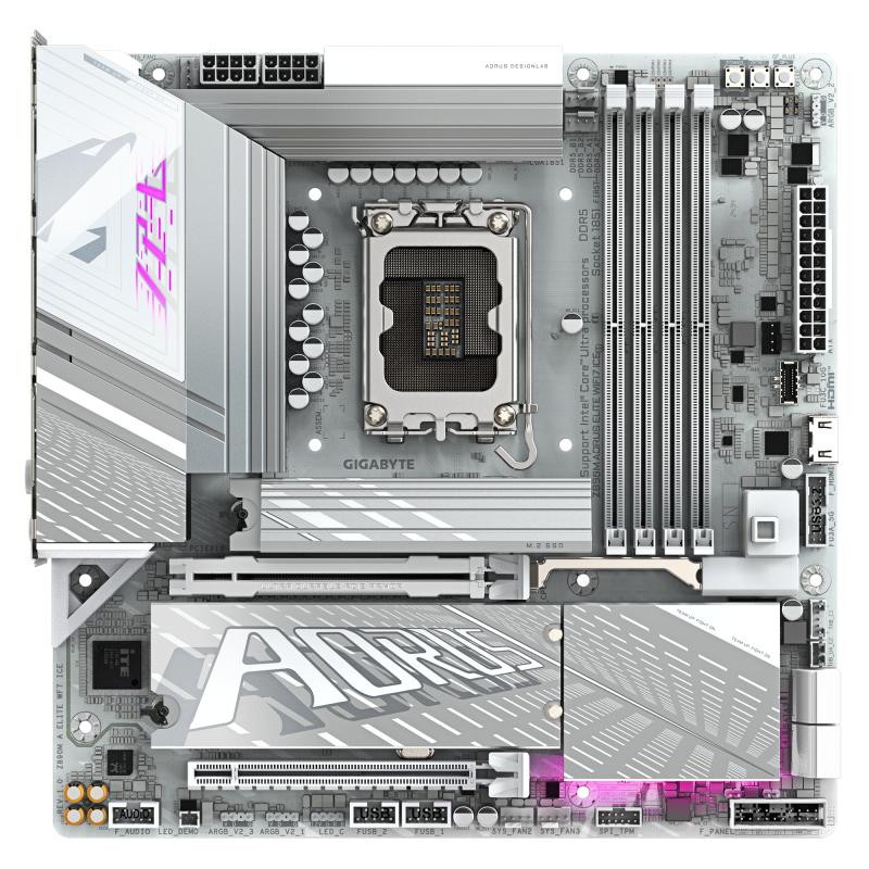 GIGABYTE Z890M AORUS ELITE WF7 ICE · Cartes mères · Informat Systems Strasbourg (image 2)