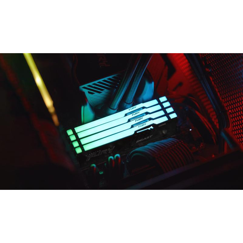KINGSTON 64G (2x32G) D5 5600Mhz FURY BEAST RBG XMP · Mémoires PC · Informat Systems Strasbourg (image 15)