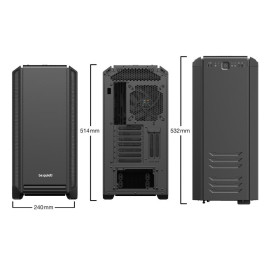 BE QUIET! Silent Base 601 Window Black
