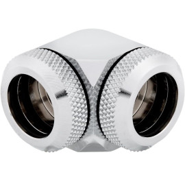 CORSAIR Hydro X Series XF Hardline Embout 90° 14mm OD - Chrome (x 2)