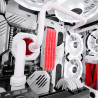 CORSAIR Tube dur Series XT Hardline Satin Blanc 12 mm - Transparent ab