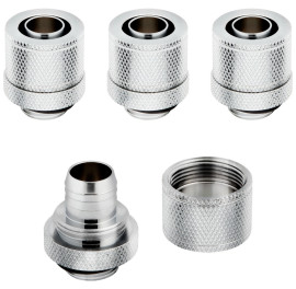 CORSAIR Hydro X Series XF Embout à compression - Chrome (x 4) abîmé