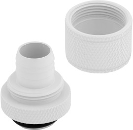 CORSAIR Hydro X Series XF Embout à compression - Blanc (x 4) abîmé