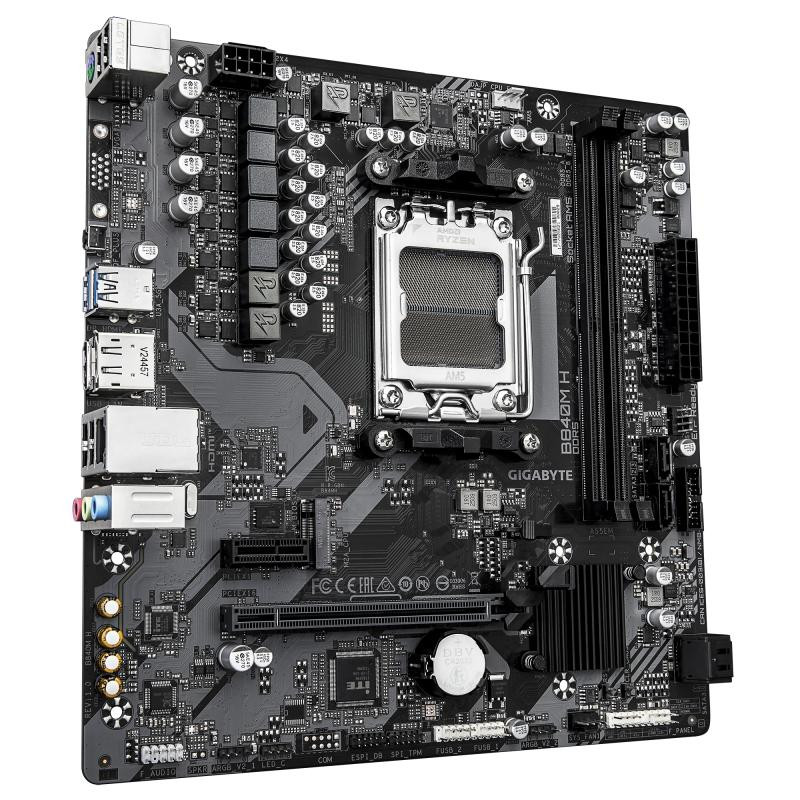 GIGABYTE B840M H · Cartes mères · Informat Systems Strasbourg (image 3)