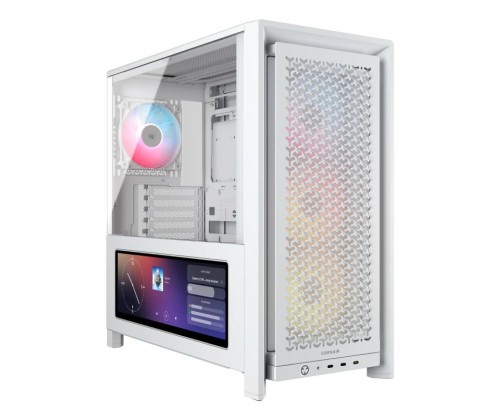 CORSAIR FRAME 4000D LCD RS ARGB, White