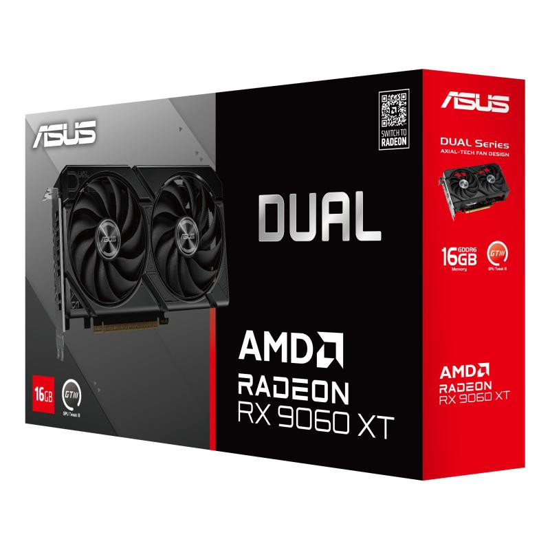ASUS Dual -RX9060XT-16G AMD Radeon RX 9060 XT 16 Go GDDR6 · Cartes graphiques · Informat Systems Strasbourg (image 12)