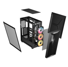 CORSAIR CORSAIR 3200D RS ARGB Mid-Tower PC Case, Black