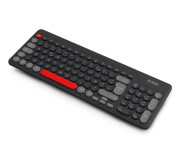 Urban Factory ONLEE COLOR: CLAVIER PLAT SANS FIL 2.4GHZ - NOIR/ROUGE/G