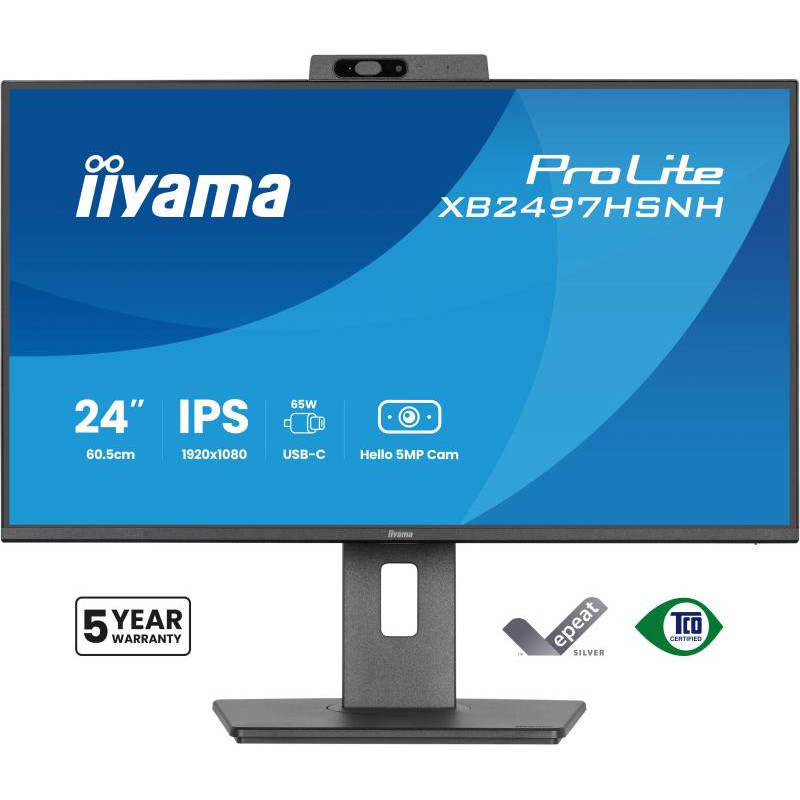 iiyama ProLite XB2497HSNH-B1 écran plat de PC 60,5 cm (23.8") 1920 x 1080 pixels Full HD LED Noir · Moniteur · Informat Sy... (image 2)