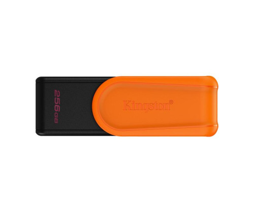 KINGSTON 256GB Portable USB 3.2 Gen 1 DataTraveler Exodia S (Black/Ora